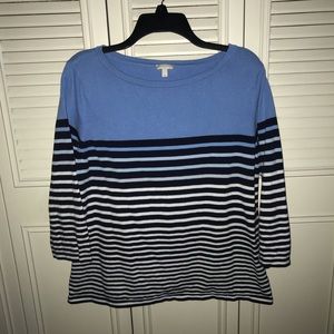 🍭Blue Striped Talbots Shirt